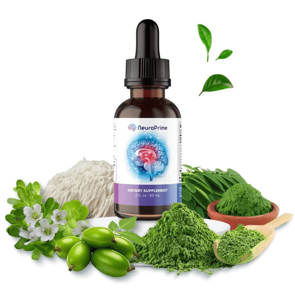 NeuroPrime liquid brain support supplement for memory focus and mental clarity